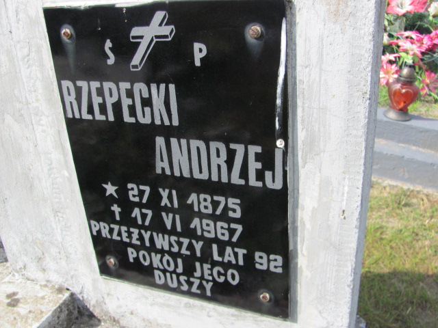 Andrzej Rzepecki 1875 Stany - Grobonet - Wyszukiwarka osób pochowanych