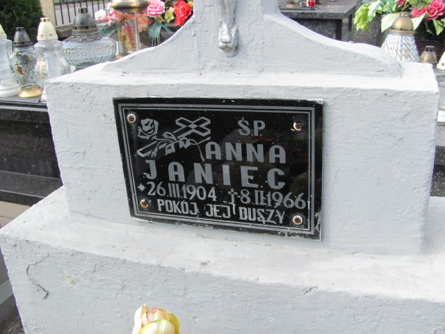 Anna Janiec 1904 Stany - Grobonet - Wyszukiwarka osób pochowanych