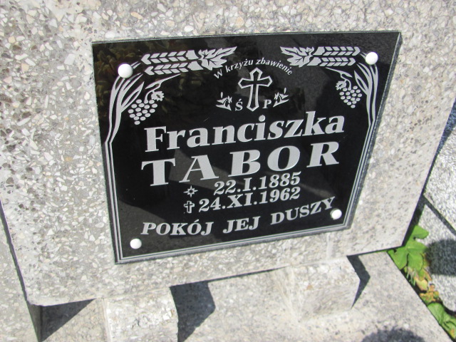 Franciszka Tabor 1885 Stany - Grobonet - Wyszukiwarka osób pochowanych