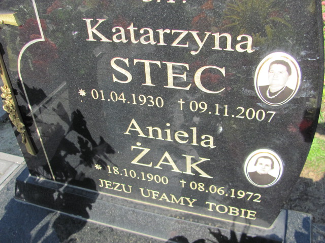 Katarzyna Stec 1930 Stany - Grobonet - Wyszukiwarka osób pochowanych