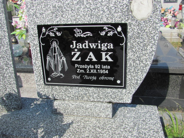 Jadwiga Żak Stany - Grobonet - Wyszukiwarka osób pochowanych