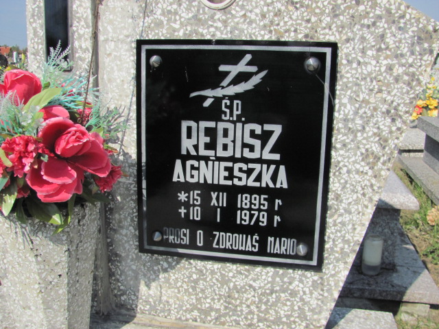 Agnieszka Rębisz 1895 Stany - Grobonet - Wyszukiwarka osób pochowanych