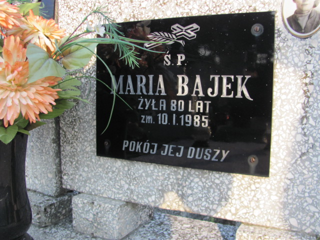 Maria Bajek Stany - Grobonet - Wyszukiwarka osób pochowanych