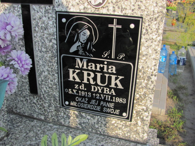 Maria Kruk 1913 Stany - Grobonet - Wyszukiwarka osób pochowanych