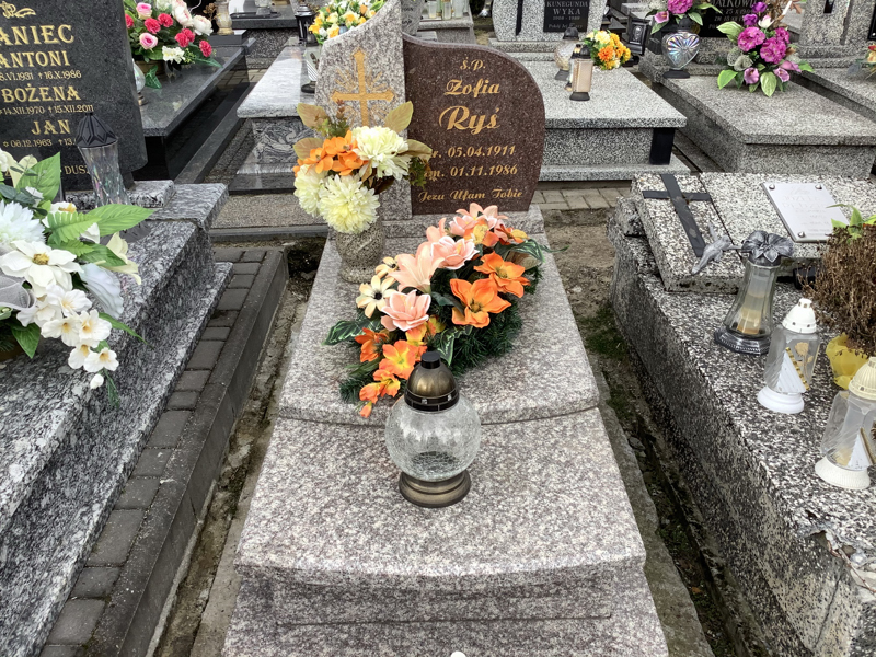 Zofia Ryś 1911 Stany - Grobonet - Wyszukiwarka osób pochowanych