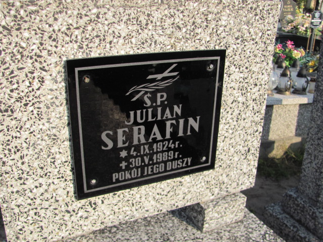 Julian Serafin 1924 Stany - Grobonet - Wyszukiwarka osób pochowanych