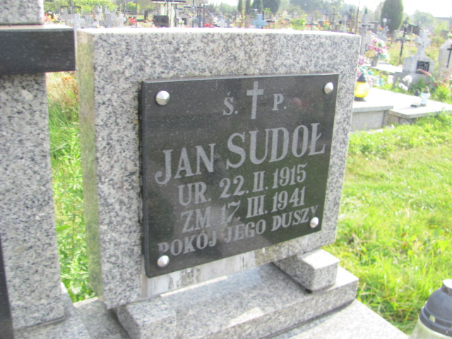 Jan Sudoł 1915 Stany - Grobonet - Wyszukiwarka osób pochowanych