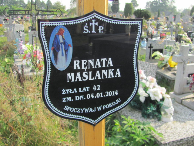 Renata Maślanka 1972 Stany - Grobonet - Wyszukiwarka osób pochowanych