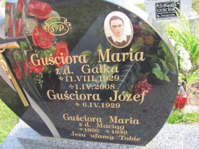 Maria Guściora 1929 Stany - Grobonet - Wyszukiwarka osób pochowanych