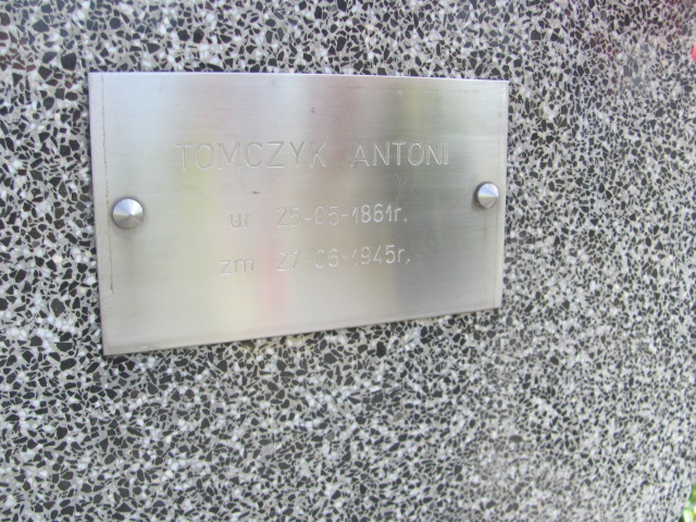 Antoni Tomczyk 1861 Stany - Grobonet - Wyszukiwarka osób pochowanych