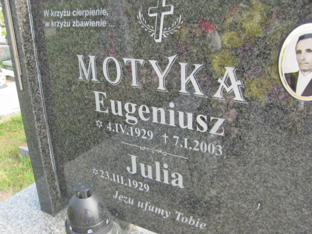 Eugeniusz Motyka 1929 Stany - Grobonet - Wyszukiwarka osób pochowanych