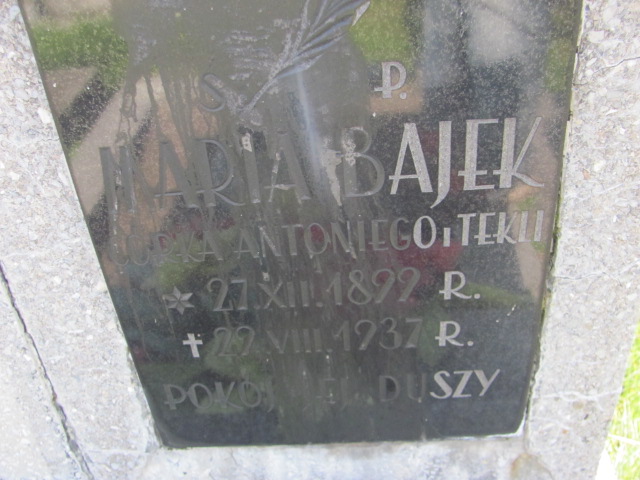 Maria Bajek 1899 Stany - Grobonet - Wyszukiwarka osób pochowanych