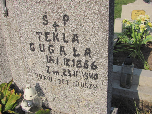 Tekla Gugała 1866 Stany - Grobonet - Wyszukiwarka osób pochowanych