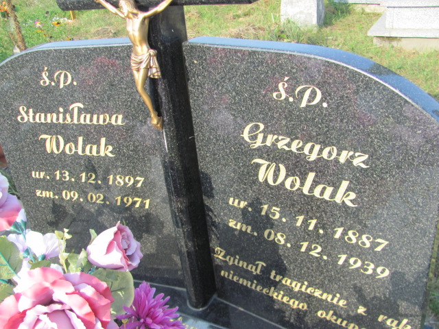 Grzegorz Wolak 1887 Stany - Grobonet - Wyszukiwarka osób pochowanych